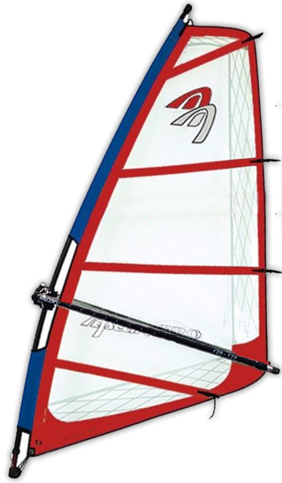 pánské oplachtění Ascan Pro rigg 5.0 red www.windsurfingkarlin.cz